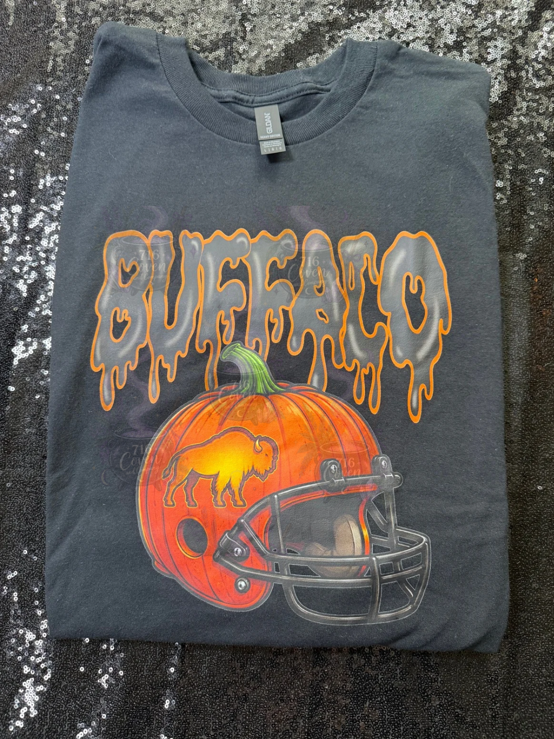 Buffalo Pumpkin Long Sleeve Tee 🎃🦬