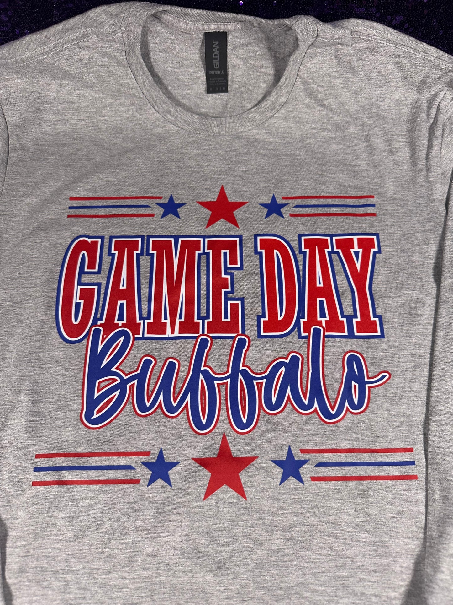 Game Day Buffalo Tee ⭐❤️💙