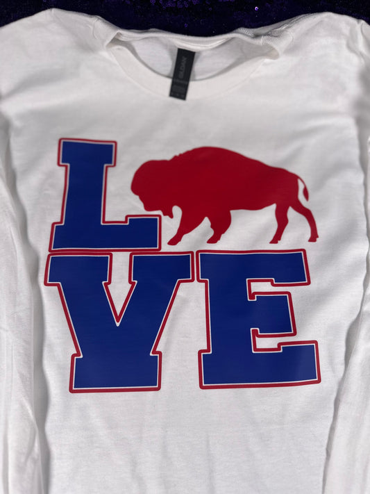 BuffaLOVE Tee ❤️💙🦬