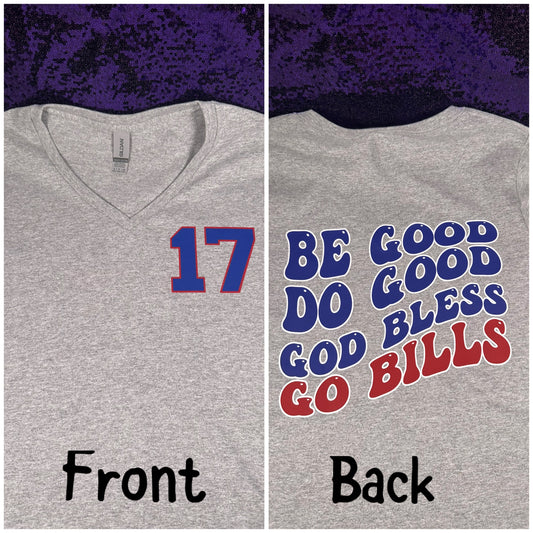 Buffalo Blessings Tee ✝️💙❤️
