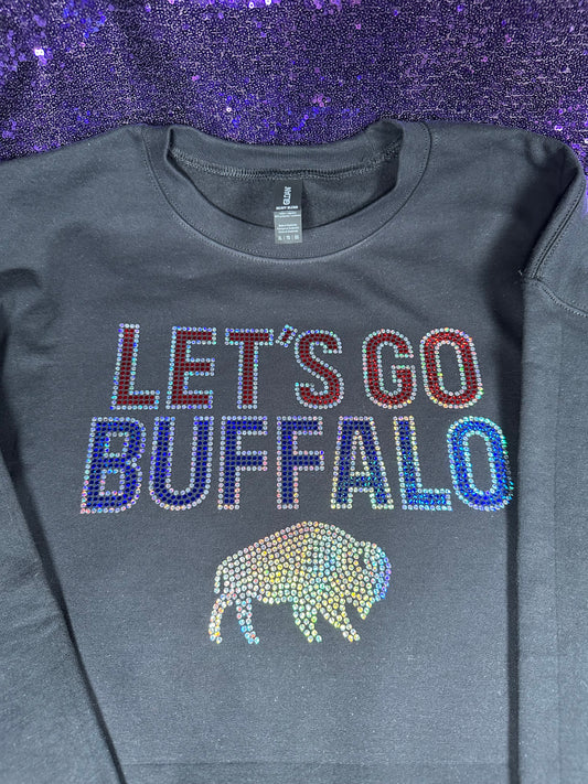 ✨ Let’s Go Buffalo Spangle Sweatshirt