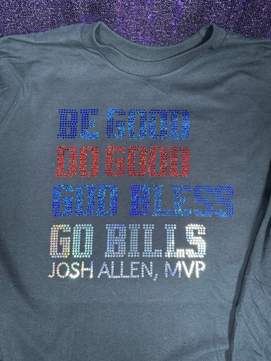 ✨ Be Good, Do Good, Go Buffalo Spangle Tee