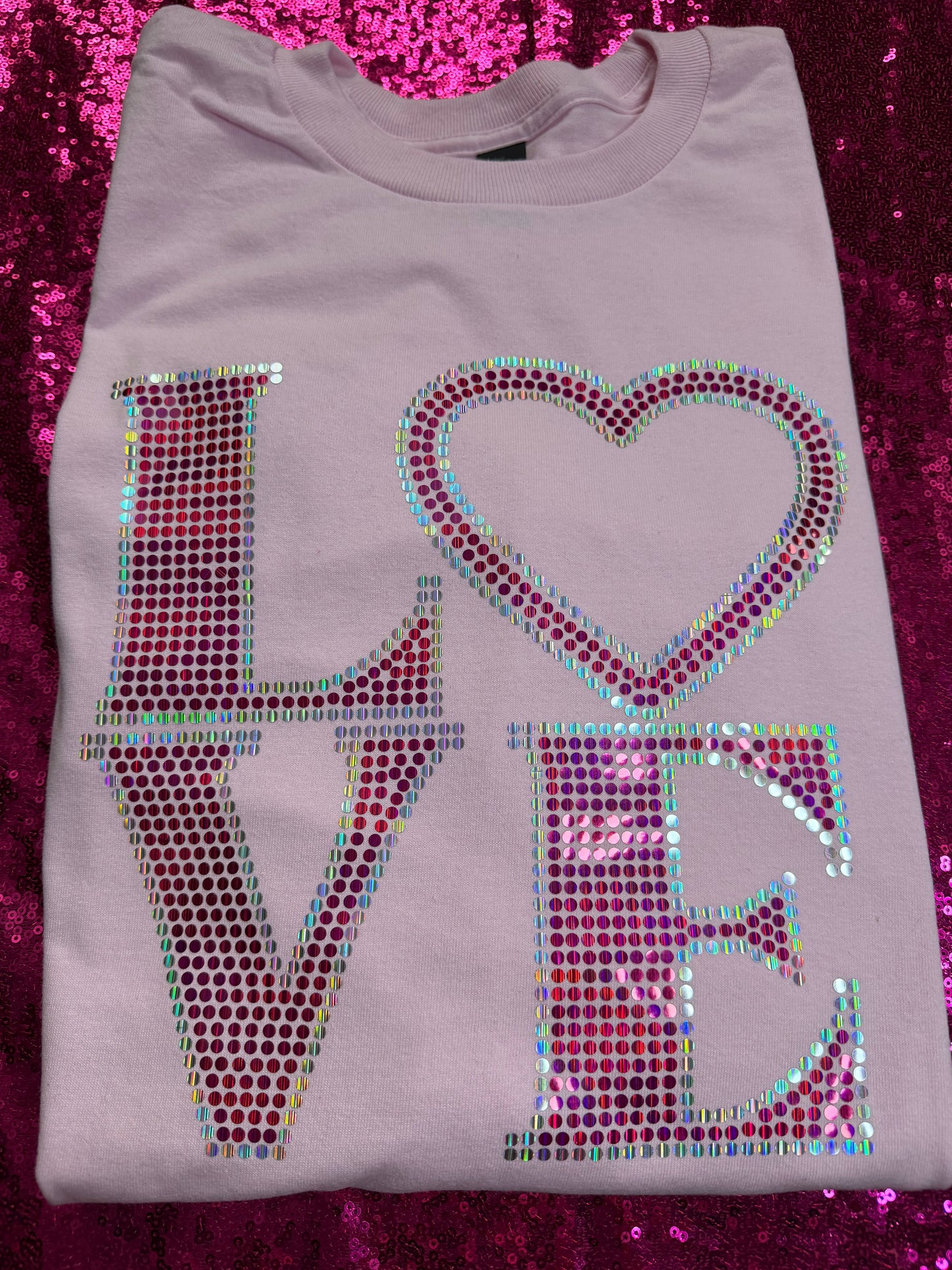 LOVE Spangles Tee