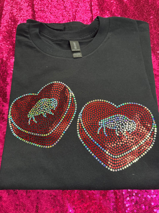✨ Buffalo Heart Spangle Tee
