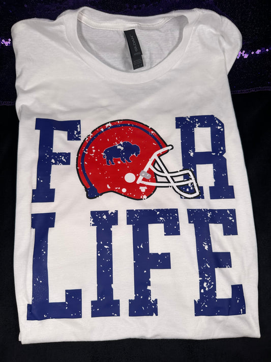 Buffalo For Life Tee 🦬❤️💙